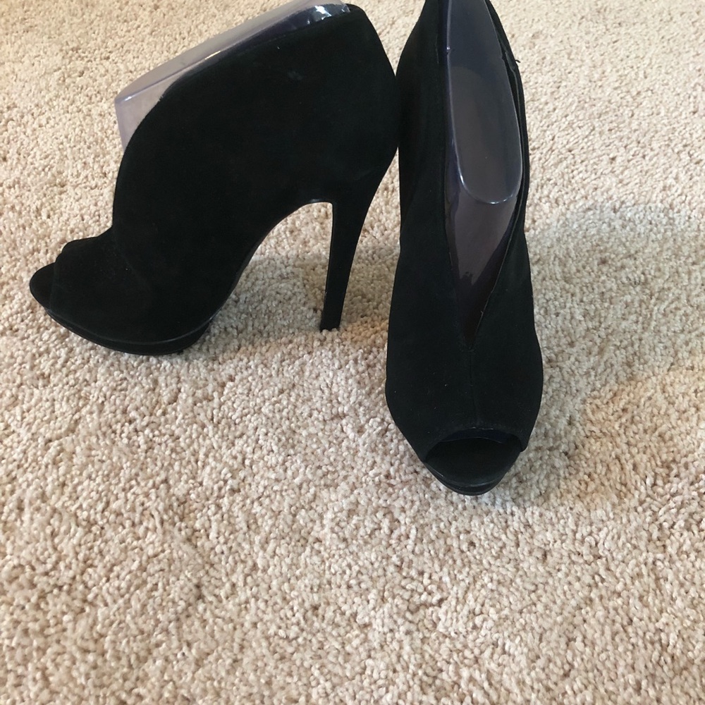 Express Open Toe Booties - Picture 2 of 3